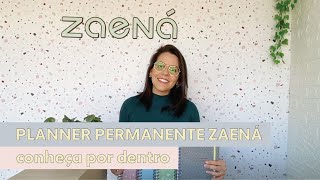 PLANNER PERMANENTE ZAENÁ  comece a se organizar quando quiser [upl. by Imled]