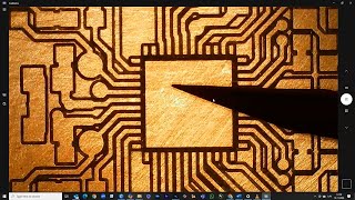 PCB milling 10mil desktop 3020 CNC Part 4 Best practices [upl. by Briant622]