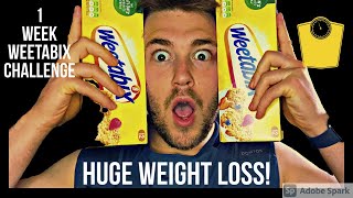 I LOST SO MUCH WEIGHT  1 week on Weetabix [upl. by Aicala]