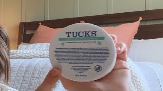 Tucks Medicated Cooling Hemorrhoidal Pads Review [upl. by Chiarra]