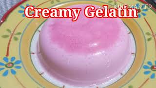 Creamy Gelatin  Dessert 5 [upl. by Aelyk]