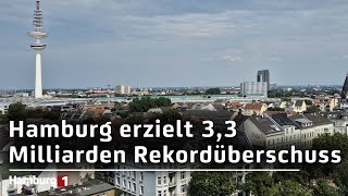 Geschäftsbericht 2023 Hamburg erzielt mit 33 Milliarden Euro den größten Überschuss der Geschichte [upl. by Amena]