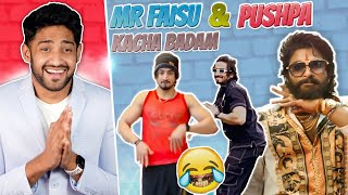 MR FAISU Kaccha Badaam amp Pushpa Real Life 😂 [upl. by Akkim776]