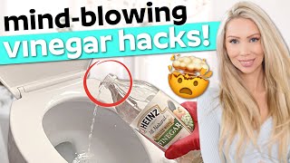 20 GENIUS Home Hacks Using Vinegar That Will BLOW YOUR MIND [upl. by Zellner365]