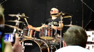 Kenny Aronoff Drum Clinic solo [upl. by Anaujahs]