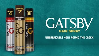 BEST HAIR SPRAY  GATSBY HAIR SPRAY SUPER HARD LEVEL 4 MAKE YOUR STAYL [upl. by Combs]