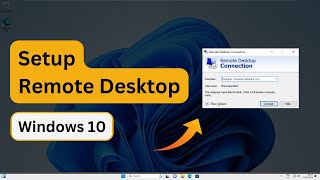 How to setup remote desktop windows 10 [upl. by Eannyl657]