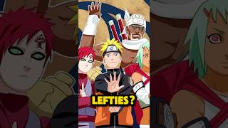 Which Naruto Characters are Left Handed anime shorts [upl. by Wilfreda]