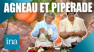 Navarin dagneau sauce piperade de Maïté 🫑  INA Les Recettes Vintage [upl. by Oir196]