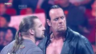 WWE Wrestlemania 27 The Undertaker vs Triple H Promo HQ [upl. by Nauqyaj]