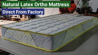 Natural Latex Ortho Mattress Making Order Online Mattress Direct From Factory [upl. by Dilisio]