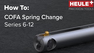 How To COFA Spring Change Series 612 [upl. by Pack]