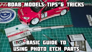 Basic Guide to using Photo Etch  Tips amp Tricks for scale model cars [upl. by Refannej]