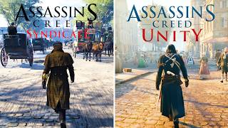 ASSASSINS CREED UNITY vs ASSASSINS CREED SYNDICATE  Best Comparison [upl. by Gallenz732]