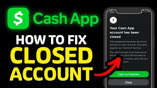 My Cash App Account is Closed How Do I Get It Back  Your Cash App Account Has Been ClosedSuspended [upl. by Trilbie]