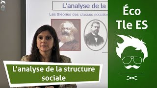 Économie  Terminale  Lanalyse de la structure sociale [upl. by Ahsimac]