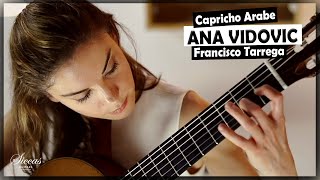 Ana Vidovic plays Capricho Árabe by Francisco Tárrega  SiccasGuitars [upl. by Ecirtaed]