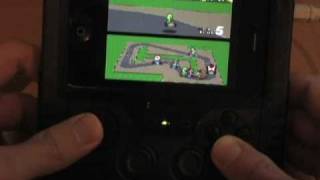 Snes9x EX for iOS preview using the iControlPad and Wiimotes [upl. by Rekab]