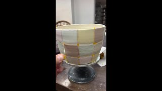 How to make a colourful pot by rootedceramics [upl. by Dardani]