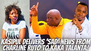 CHARLINE RUTO AMENITUMA Kasipul Delivers ‘SAD’ News To KAKA TALANTA Ahead Of His Album Concert [upl. by Ahsito]