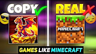 Top 3 games like Minecraft 😱copies game 💥 [upl. by Nirb]