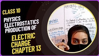 10th Class  Physics  Chapter 13 Electrostatics  Production of ElectricCharge I10 Class Lec1 [upl. by Kerman]