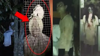 KUNTILANAK DI ATAS POHON DAN POCONG WAJAH TENGKOR4K  5 PENAMPAKAN HANTU TERSERAM DAN TERJELAS [upl. by Anahs]