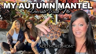 My Autumn Mantel  Decorate With Me [upl. by Laemaj682]