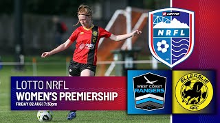 LOTTO NRFL Womens Premier live stream  West Coast Rangers v Ellerslie [upl. by Meelak]