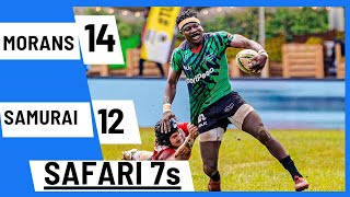 MORANS 1412 SAMURAI Safari 7s Rugby Full Highlights Morans vs Samurai Rubgy 7s 2023 [upl. by Haily]