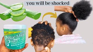 How I Used Aloe Vera And Blue Magic For Extreme Hair Growth and Thickness [upl. by Nayra173]