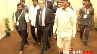 Bill Gates Visits in Vizag  AP AGRI TECH SUMMIT 2017 [upl. by Liv]