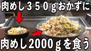 【群馬県】働く男は肉をおかずに肉を食う【ドカ盛り肉丼】 [upl. by Avirt]