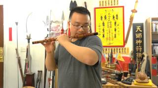 Dizi Chinese Flute Lesson  Playing Lower Notes with Beautiful Music [upl. by Nnorahs]