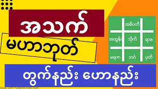 ဘယ်အသက်မှာ ဘာဖြစ်နိုင်လဲ အသက်မဟာဘုတ် တွက်နည်း ဟောနည်း  myanmar baydin lotaya baydin လိုတရ [upl. by Neela730]