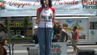 Karen Davis presentation Veggie Pride Parade NYC 2012 [upl. by Cosetta]