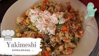 Yakimeshi estilo Sinaloa  Delicioso 😋 [upl. by Lupe298]