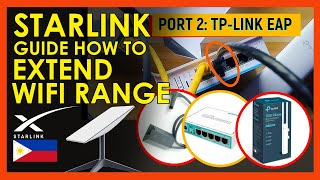 STARLINK GUIDE HOW TO EXTEND WIFI RANGE  MIKROTIK STARLINK FILTERING  TPLINK EAP110 OUTDOOR SETUP [upl. by Den242]