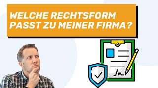 Rechtsformen einfach erklärt  GbR GmbH Einzelunternehmen usw [upl. by Tare568]