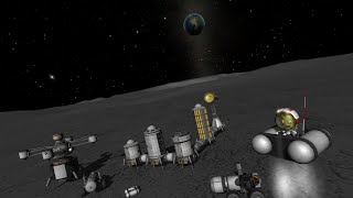 KSP Mun base construction Part 1  Getting Started [upl. by Leduar426]