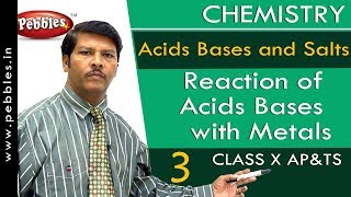 Reaction of Acids Bases with Metals  Acids Bases and Salts  Chemistry  Science  Class 10 [upl. by Jemy]