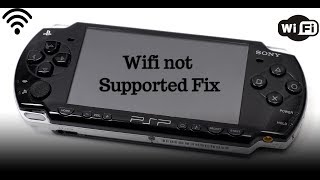 Sony PSP error quotWifi not Supportedquot easy error fix [upl. by Alexina]