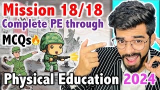 Mission 1818  Complete Physical Education Revision in 1 shot through MCQs 🔥 🚨  Class 12th 2024 [upl. by Esirahc]