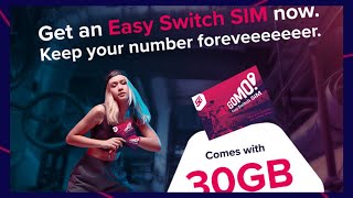 GOMO Easy Switch Sim  SMART TO GOMO SAME NUMBER No endless pop ups  FREE 1GB  Jade Supan [upl. by Eerolam]