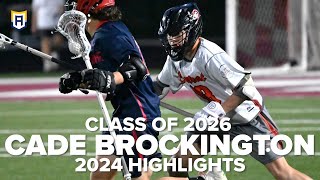 Cade Brockington 2024 Highlights [upl. by Edrahs]