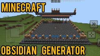 HOW to make luxury obsidian generator in Minecraft [upl. by Ku122]