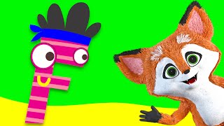 F for Fox  Alphabet Phonics and Animals for Kids [upl. by Anelhtac]