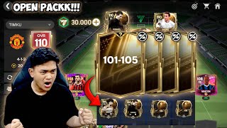 BALLON DOR EVENT OPEN PACK 30000 FC amp NEW MARKET PICK DEMI RUUD GULLIT 105  EA FC MOBILE 25 [upl. by Ferree]