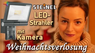 STEINEL LEDAußenleuchte mit Kamera Weihnachtsverlosung XLED CAM 1 und L 600 [upl. by Noyr]