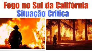 Incêndio Florestal Atinge o Sul da Califórnia Milhares de Hectares em Risco [upl. by Noakes483]